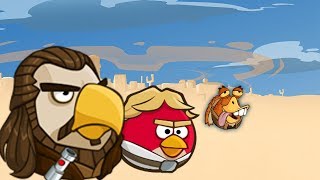 Мультик Игра для детей Энгри Бердс. Прохождение  Angry Birds Star Wars 2 серия 10