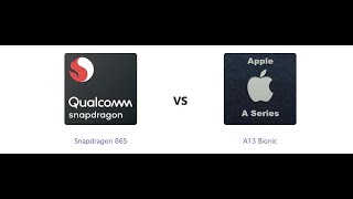 مقارنة بين معالج Snapdragon 865  ومعالج آبل A13