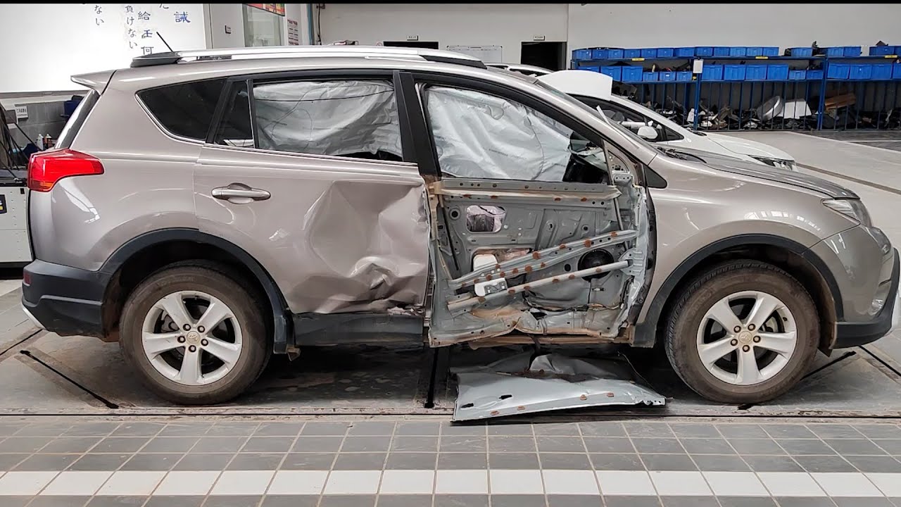 Restoring Beauty Toyota RAV4 Side Collision Repair！ YouTube