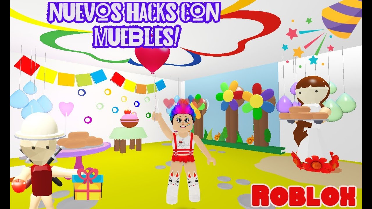 Fiesta Adopt Me Hacks Con Muebles Imperdibles Youtube - 12 ideas para tu fiesta temática roblox