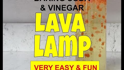 Cool Lava Lamp Science Experiment with Baking Soda and Vinegar