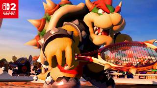 Bowser, Waluigi Vs. Birdo, Chain Chomp - Mario Tennis Aces ⁴ᴷ Switch 2