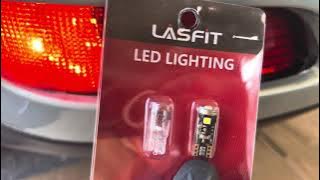 Lexus RX 330 2005 high intensity LED red driving light replacement on bumper