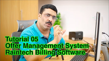 Tutorial 05 Offer Management System in Raintech POS Billing Software Billing Software