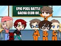 Epic pixel battle team rocket vs dalton  gacha club oc