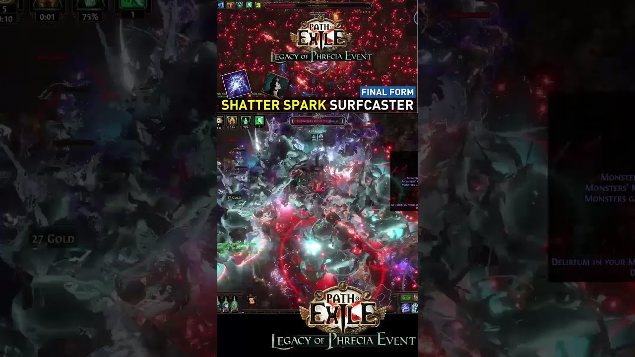 Final form【Shatter SPARK Surfcaster】destroys ALL CONTENT! Fisherman build (only in Phrecia 3.25)