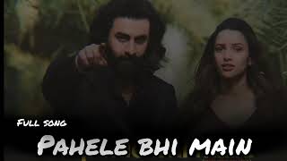 Video thumbnail of "Pahele Bhi Mein Song | Soulful Melody from the Movie 'Animal' | Review #animalmovie #song #lyrics"