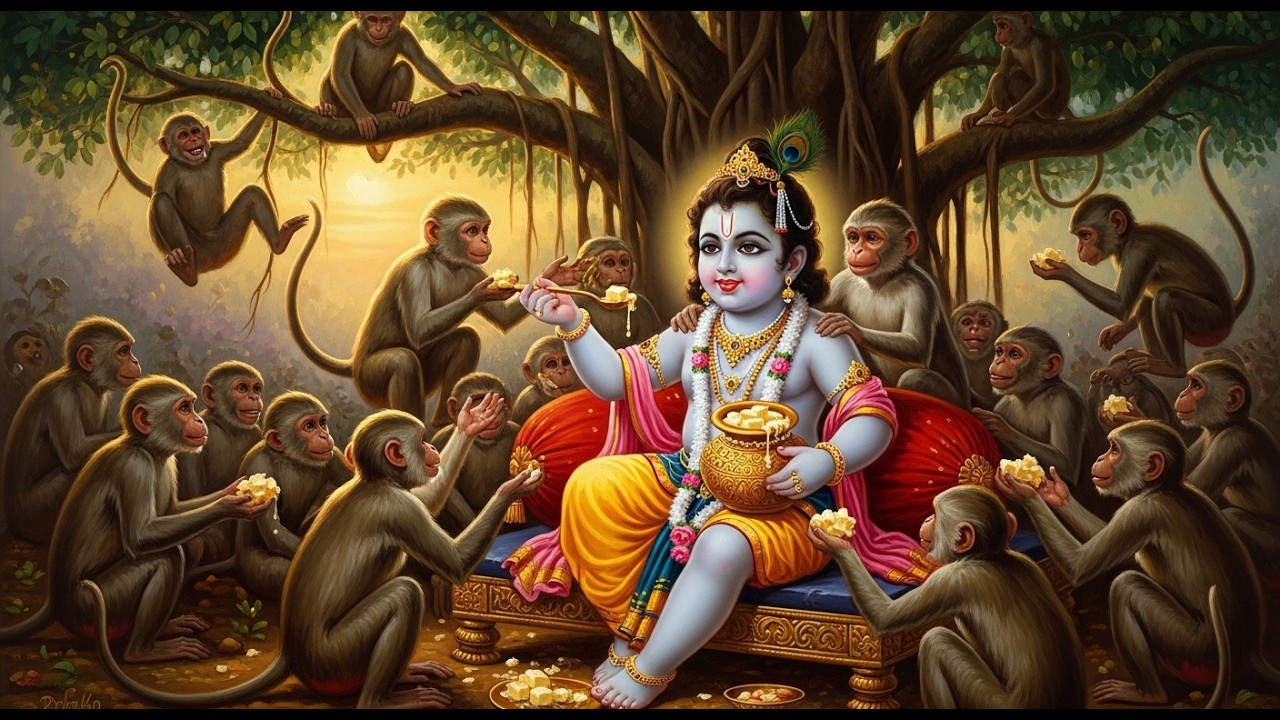 গোপালের মাখন লীলা এক অলৌকিক প্রেমকথা