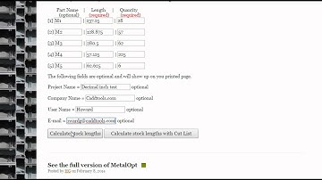 Online MetalOpt Optimizer