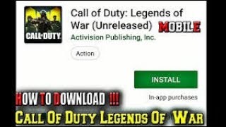 How to download call of duty legends of war on android screenshot 1