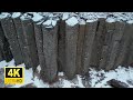 Gerðuberg Basalt Columns - Wonders of Iceland 4K Drone 60 fps