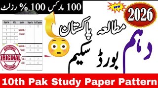 10th Pak Studies Pairing Scheme 2026 |100% Confirm Pattern | Punjab Board @LSMathAndExamSuccess