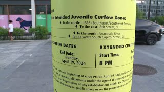Mayor Muriel Bowser's executive order for teen curfew zones is set to expire Friday night