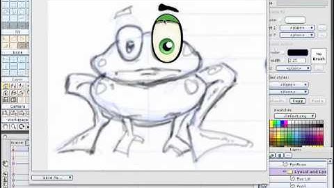 10 07. Eye Construction pt. 3-Anime Studio Pro Tutorial