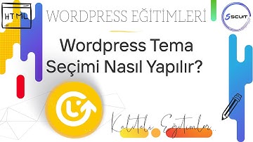 Wordpress Tema Seçerken Yapılması Gerekenler En Önemli Video! Wordpress Eğitim Seti 11.Bölüm