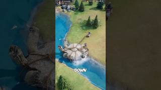 Viking Rise: Can we drag this Turtle? #viralshort #vikingrise