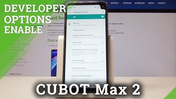 Developer Options in CUBOT Max 2 - OEM Unlock / USB Debugging