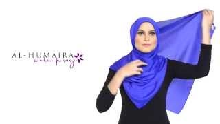 TIARA shawl styling tutorial by Al-Humaira Contemporary