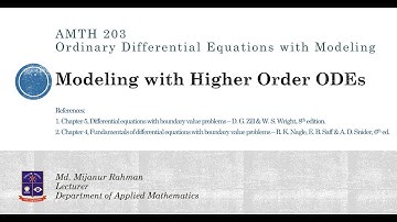 Higher order ODE Modeling | Part-2 | Mass-spring system | Free damped motion | Driven motion