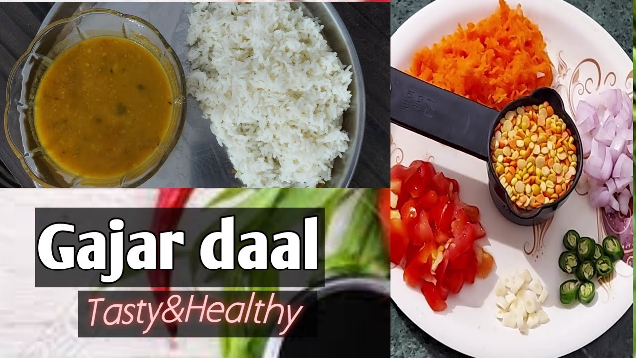 Gajar Dal Recipe simple Carrot Dal Recipe Instant Pot Carrot Dal