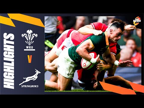 HIGHLIGHTS | Wales v South Africa | Summer Nations Series