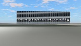 Elevator @ Simple - 10 Speed Door Building