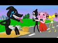 Siren Head, Cartoon Cat, Piggy With Poor Cartoon Dog - Roblox Piggy Animation | GV Studio