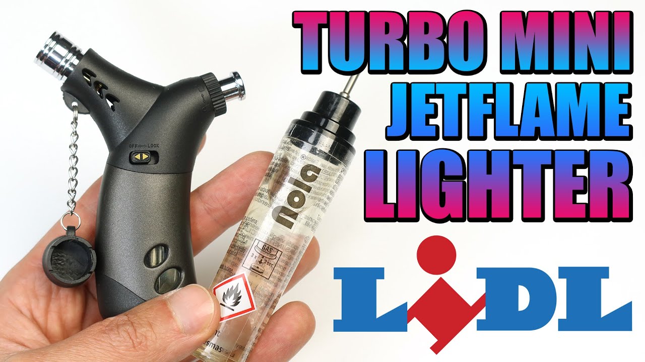 Turbo Mini Jetflame Lighter Nola 862/1 from LIDL - KM Firemaker - YouTube