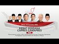 Live debat pertama capres pemilu 2024