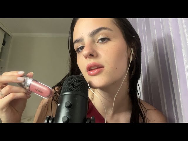 ASMR make victoria's secret para o ano novo + te acalmando
