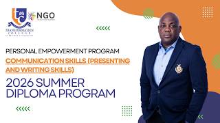 2026 Summer Diploma Program - Communication Skills {Presenting & Writing Skills} (PEP)