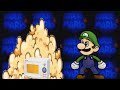 Mario and luigi  luigis big pop corn mess