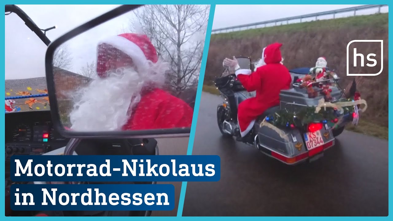 Der Motorrad-Nikolaus ist wieder unterwegs! | hessenschau