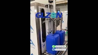 Industrial Jerrycan Filler | Weight Filling & Capping Machine by GLZON