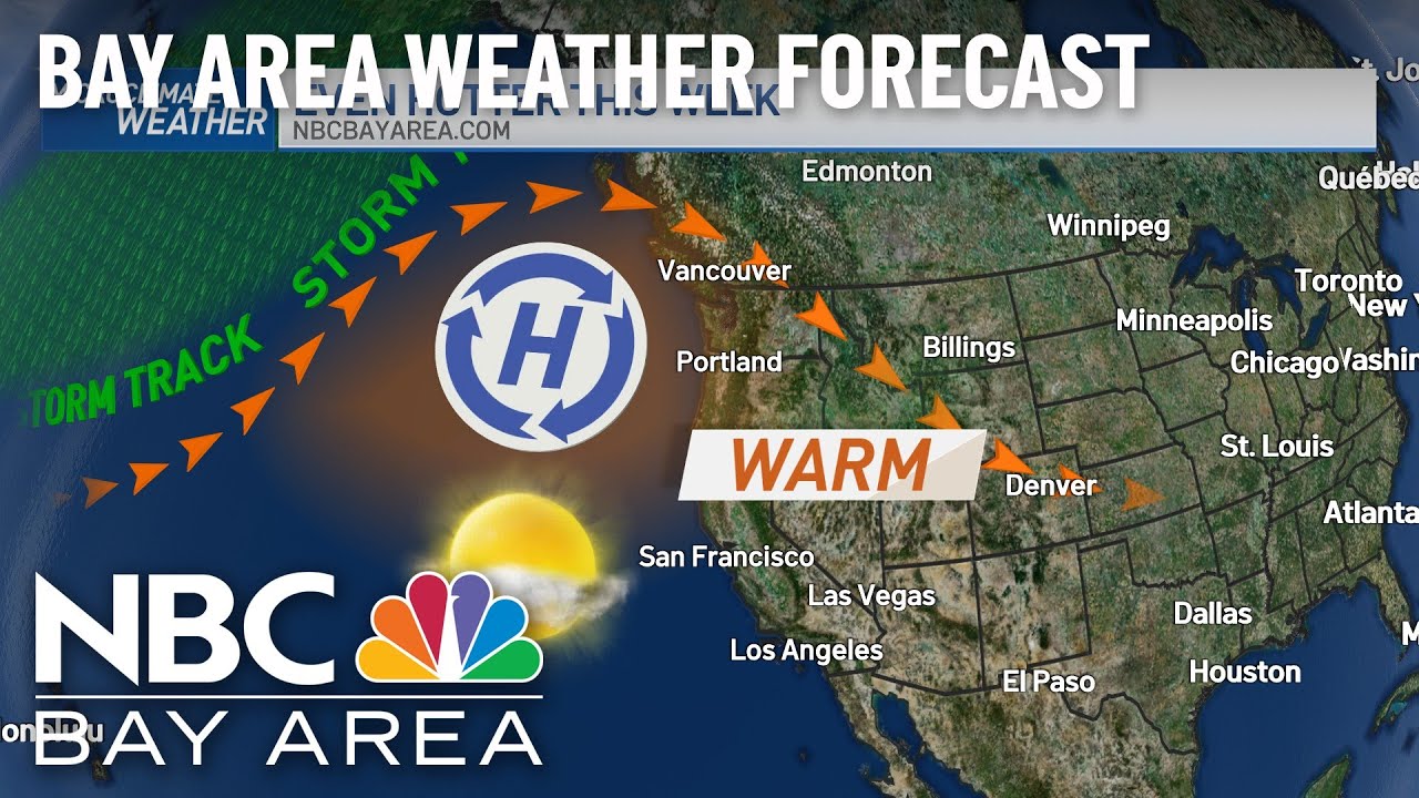 Bay Area Forecast: Hotter 90s and Big Change Next Week - YouTube
