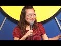 Helen hong  christmas card stand up comedy