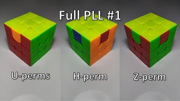 U-perms + H-perm + Z-perm | Full PLL #1/9