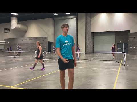 RaNay Riffe & Lucas Riffe vs. Julie Edmonds & Bronson Adams (Game 1)