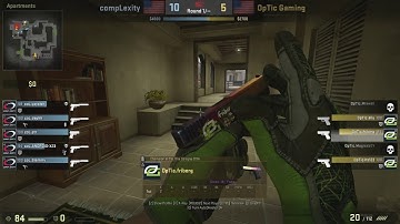 Optic Friberg 1v5 Glock Clutch ACE vs Complexity Mirage @ ESL PRO LEAGUE 6