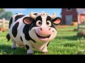 Cinco Pequeños Amigos de la Granja 🐷🐮🐔 | Canción Infantil, Nursery Rhyme y Baby Song en Español