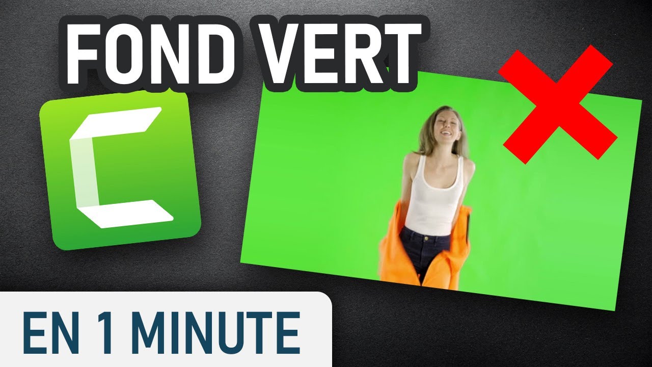 Enlever le fond vert d'une vidéo avec CAMTASIA - YouTube