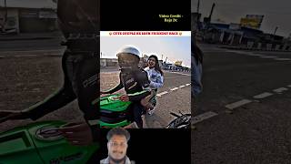 Kawasaki ninja zx10r vs zx10r cute girl reaction on super bike wheeli shorts WhatsApp status atitude