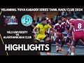 Vels university  vs alanthankarai club   velammal yuva kabaddi series tamil nadu clubs  kabbadi