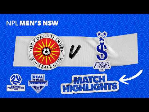 NPL Men's NSW Round 5 Highlights – Rockdale Ilinden v Sydney Olympic — football highlights
