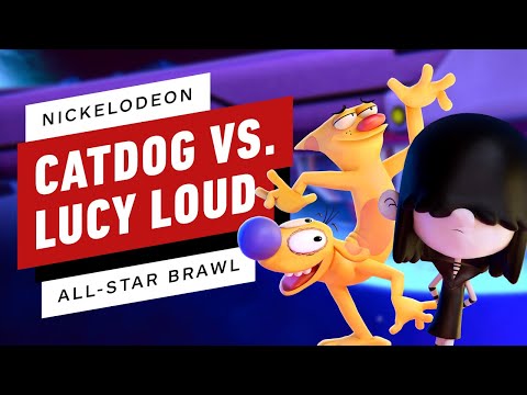 Nickelodeon All-Star Brawl: Catdog vs. Lucy Gameplay