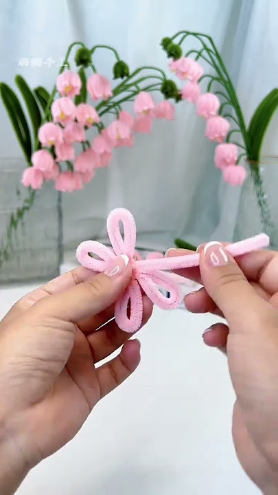 Let's make beautiful flowers together, beautiful lily of the valley! #diy