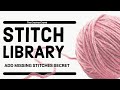 Add Missing Stitches using Standing Crochet Stitches