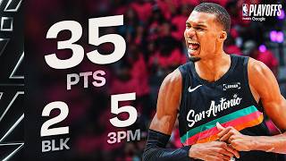 Wembys Record Breaking 35-Pt Postseason Debut April 19, 2026