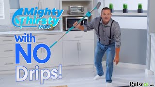 Mighty Thirsty Mop - Absorb, Lift, and Clean Any Mess!