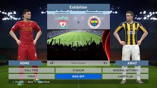 Liverpool Fc Vs Fenerbahce Sk, Anfield, Pc Gameplay, Pcgameplay, Pes 2016, Konami